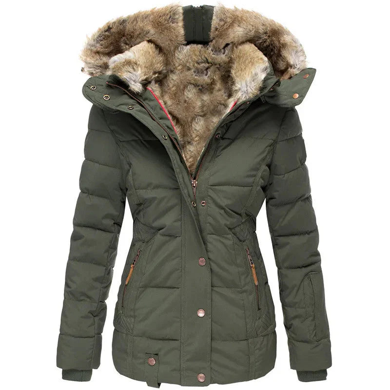 Fleur™ |  Winterparka met bontvoering