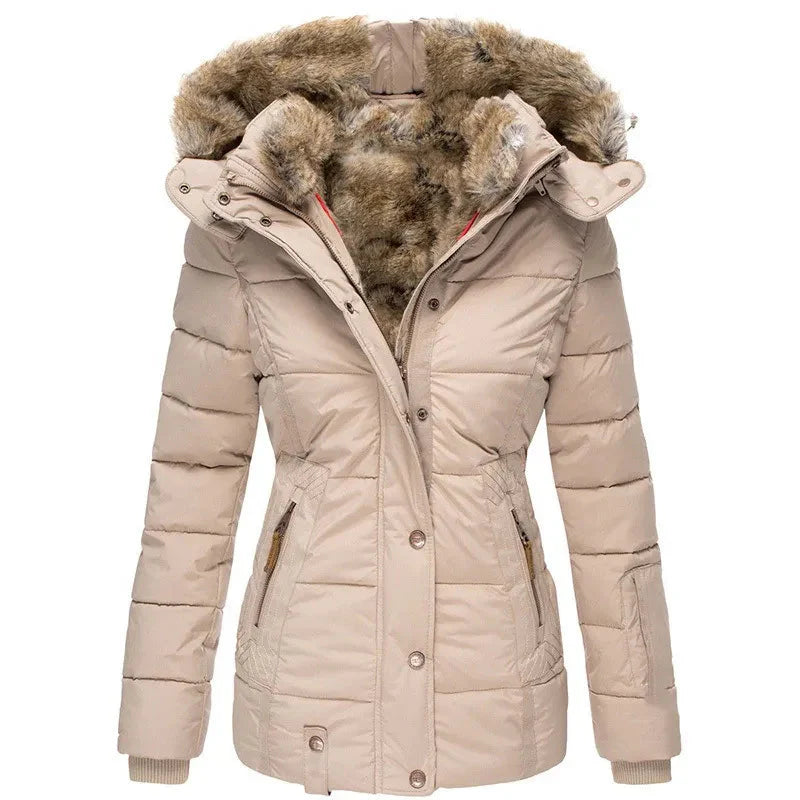 Fleur™ |  Winterparka met bontvoering