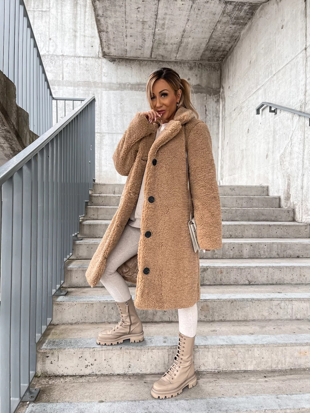 Warm Teddy women's coat (40% discount)