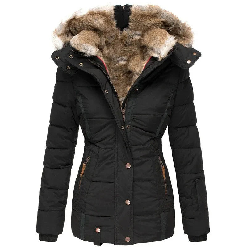 Fleur™ |  Winterparka met bontvoering